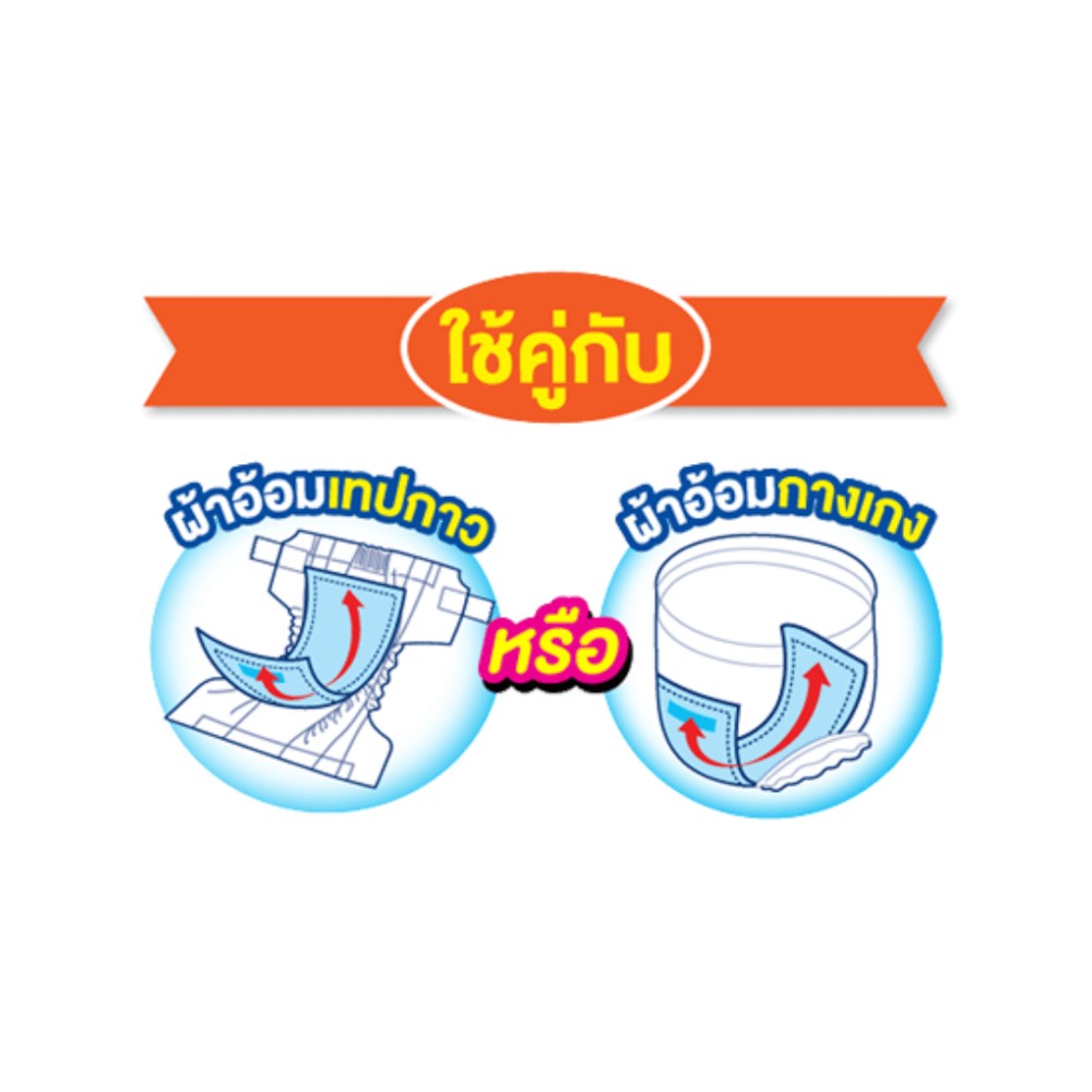 แผ่นเสริมซับไลฟ์รี่แบบกลางวัน 18 ชิ้น
